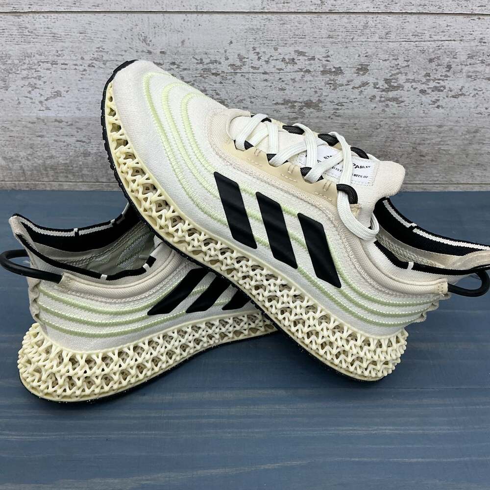 Adidas x Parley 4DFWD Off White Almost Lime Running Shoes GZ8625 Women's Size 6